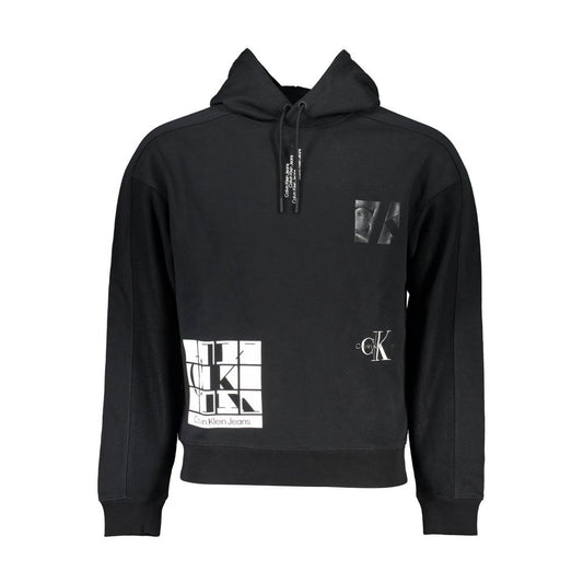 Calvin Klein Black Cotton Men Sweater $281.00 Calvin Klein Luzworld