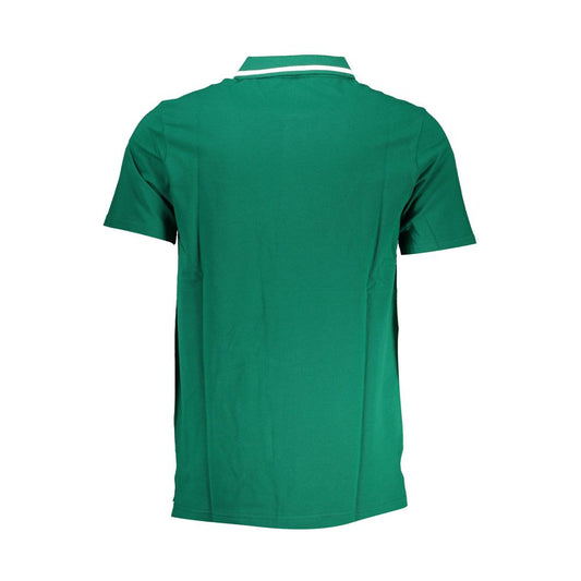 Fila Classic Green Cotton Polo with Contrast Details $165.00 Fila Luzworld