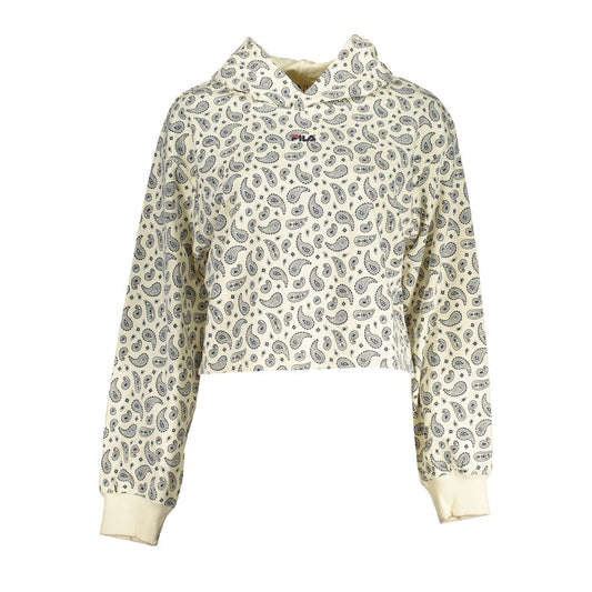 Fila White Cotton Women Sweater Hoodie $199.00 Fila Luzworld