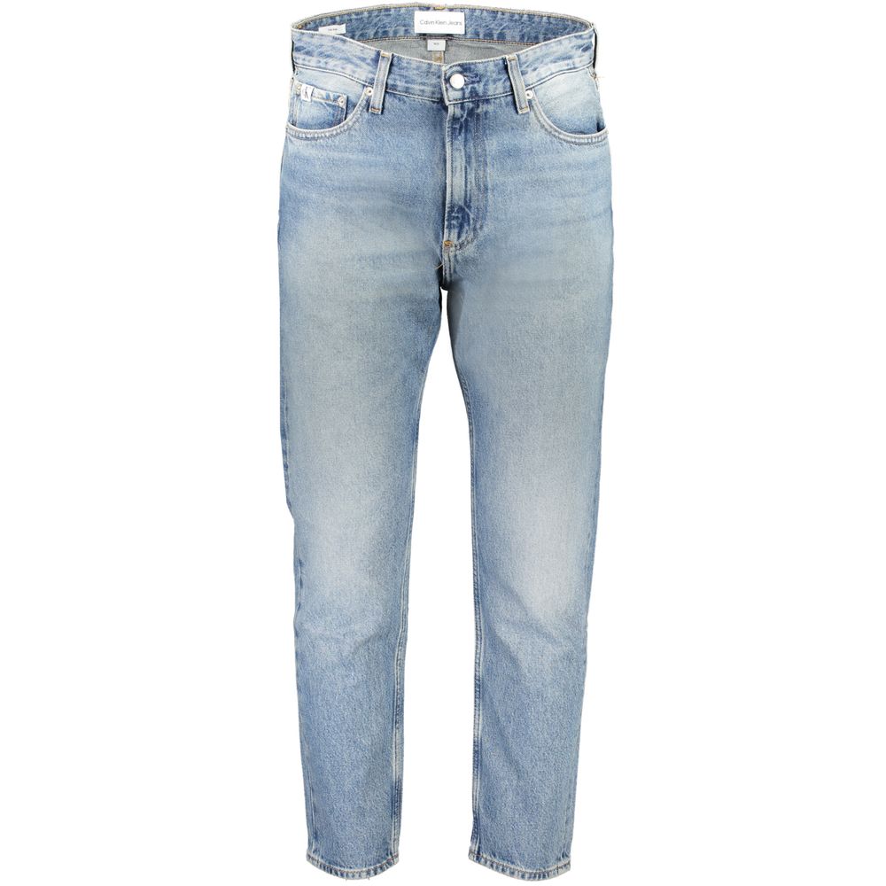 Calvin Klein Blue Cotton Men Jeans $265.00 Calvin Klein Luzworld