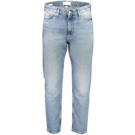 Calvin Klein Blue Cotton Men Jeans $265.00 Calvin Klein Luzworld