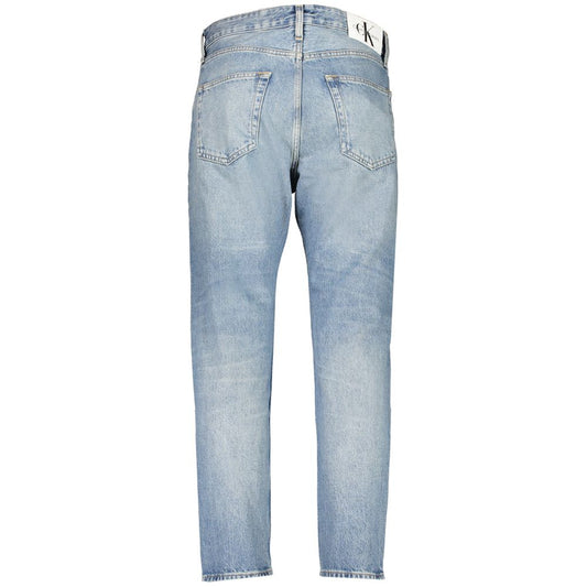 Calvin Klein Blue Cotton Men Jeans $265.00 Calvin Klein Luzworld