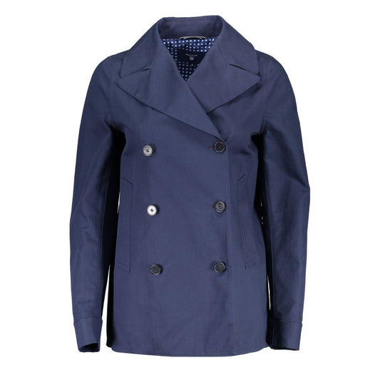 Gant Blue Cotton Women Jacket $897.00 Gant Luzworld