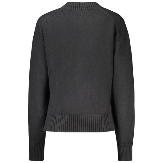 Calvin Klein Black Cotton Women Sweater $265.00 Calvin Klein Luzworld