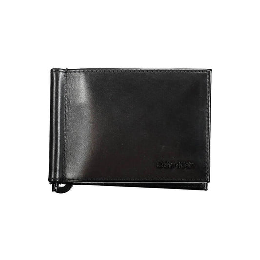 Calvin Klein Black Leather Men Wallet $217.00 Calvin Klein Luzworld