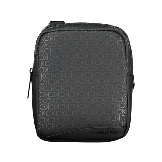 Calvin Klein Sleek Black Shoulder Bag with Contrasting Accents $217.00 Calvin Klein Luzworld