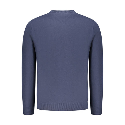 Tommy Hilfiger Blue Polyester Men Sweater $237.00 Tommy Hilfiger Luzworld