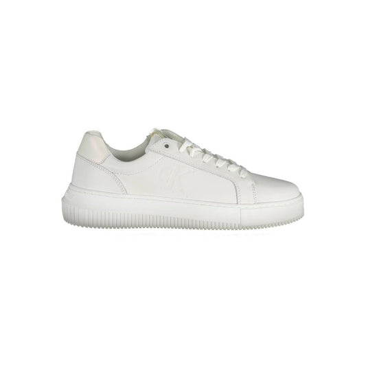 Calvin Klein White Leather Women Sneaker $289.00 Calvin Klein Luzworld