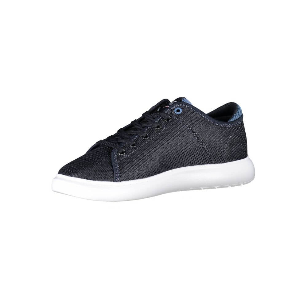 Tommy Hilfiger Blue Recycled Polyester Men Sneaker $238.00 Tommy Hilfiger Luzworld