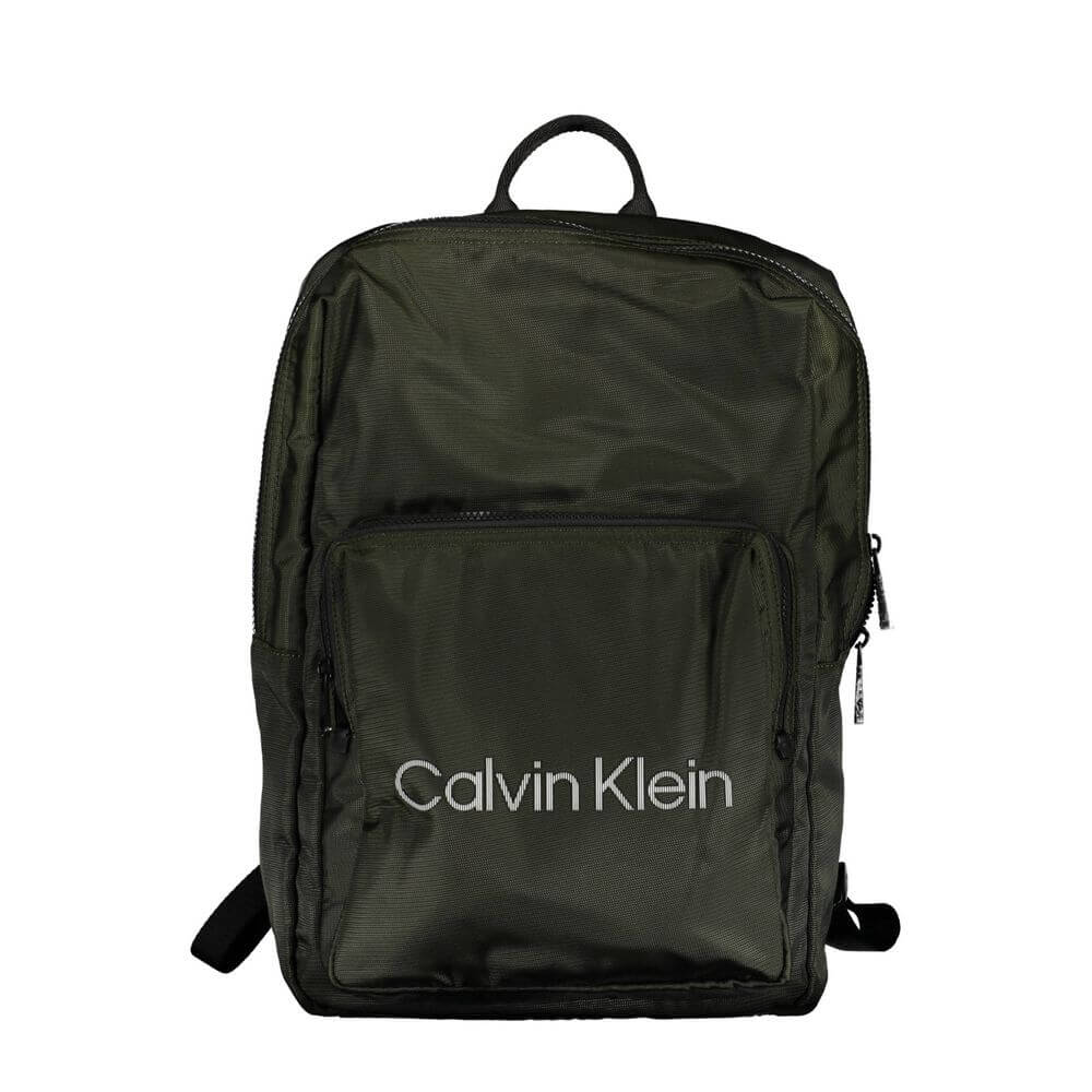 Calvin Klein Green Polyester Men Backpack $246.00 Calvin Klein Luzworld
