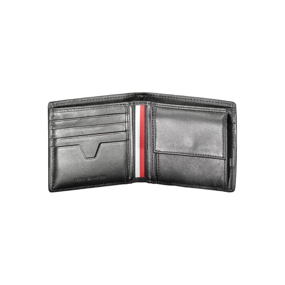 Tommy Hilfiger Black Leather Men Wallet $204.00 Tommy Hilfiger Luzworld