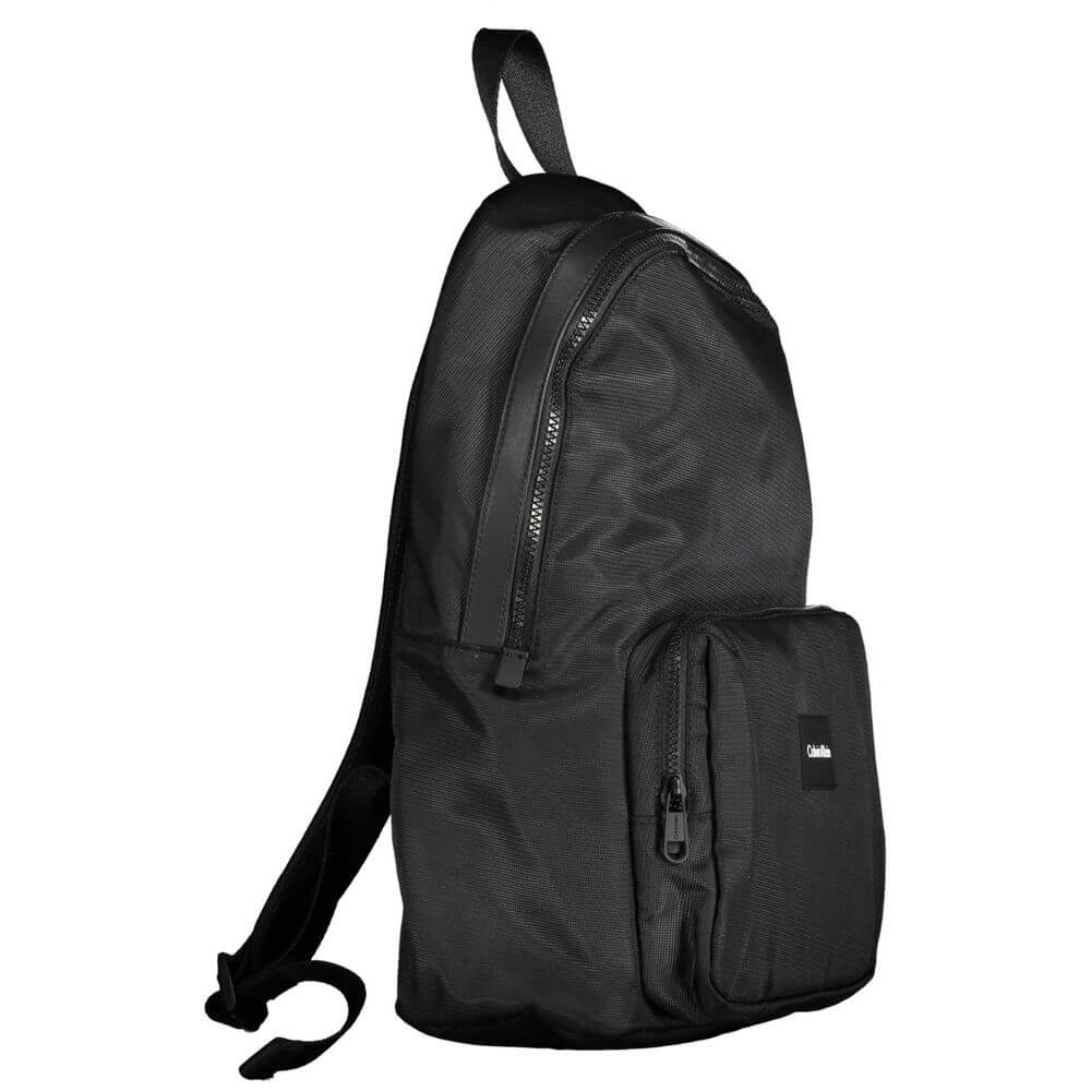 Calvin Klein Black Polyester Men Backpack $248.00 Calvin Klein Luzworld