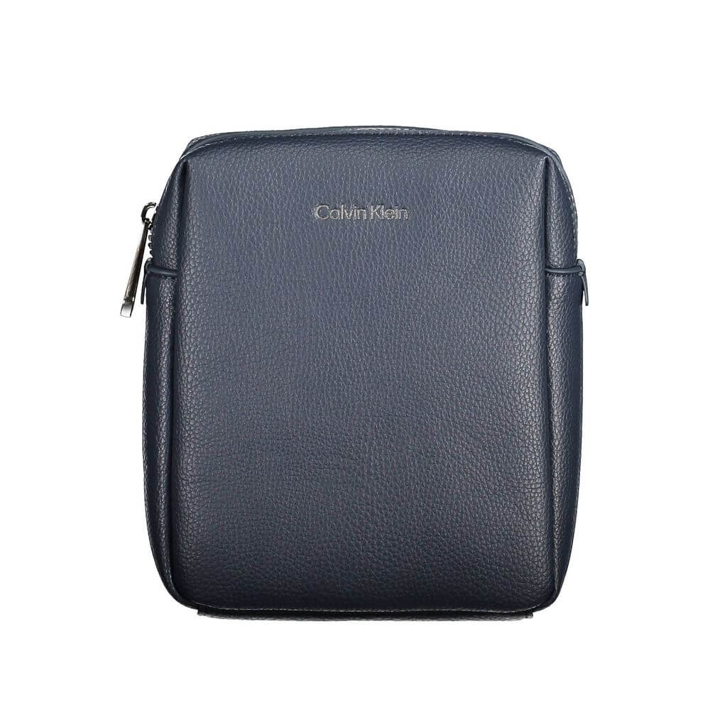 Calvin Klein Blue Polyester Men Shoulder Bag $200.00 Calvin Klein Luzworld