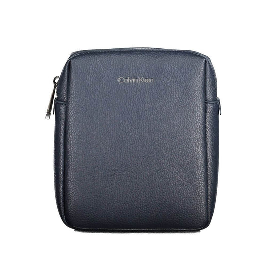 Calvin Klein Blue Polyester Men Shoulder Bag $200.00 Calvin Klein Luzworld