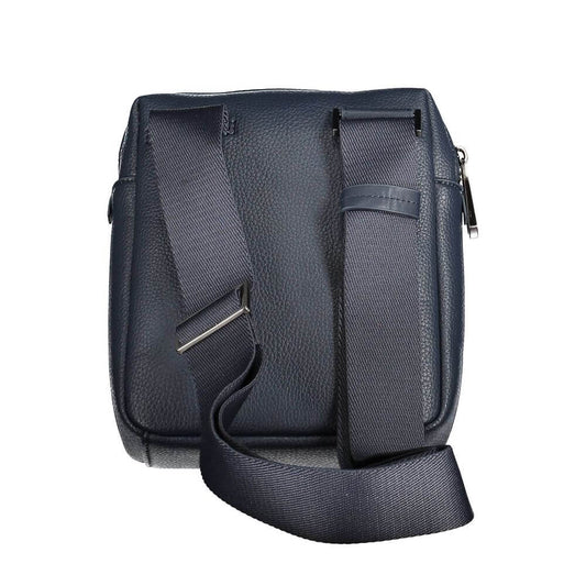 Calvin Klein Blue Polyester Men Shoulder Bag $200.00 Calvin Klein Luzworld
