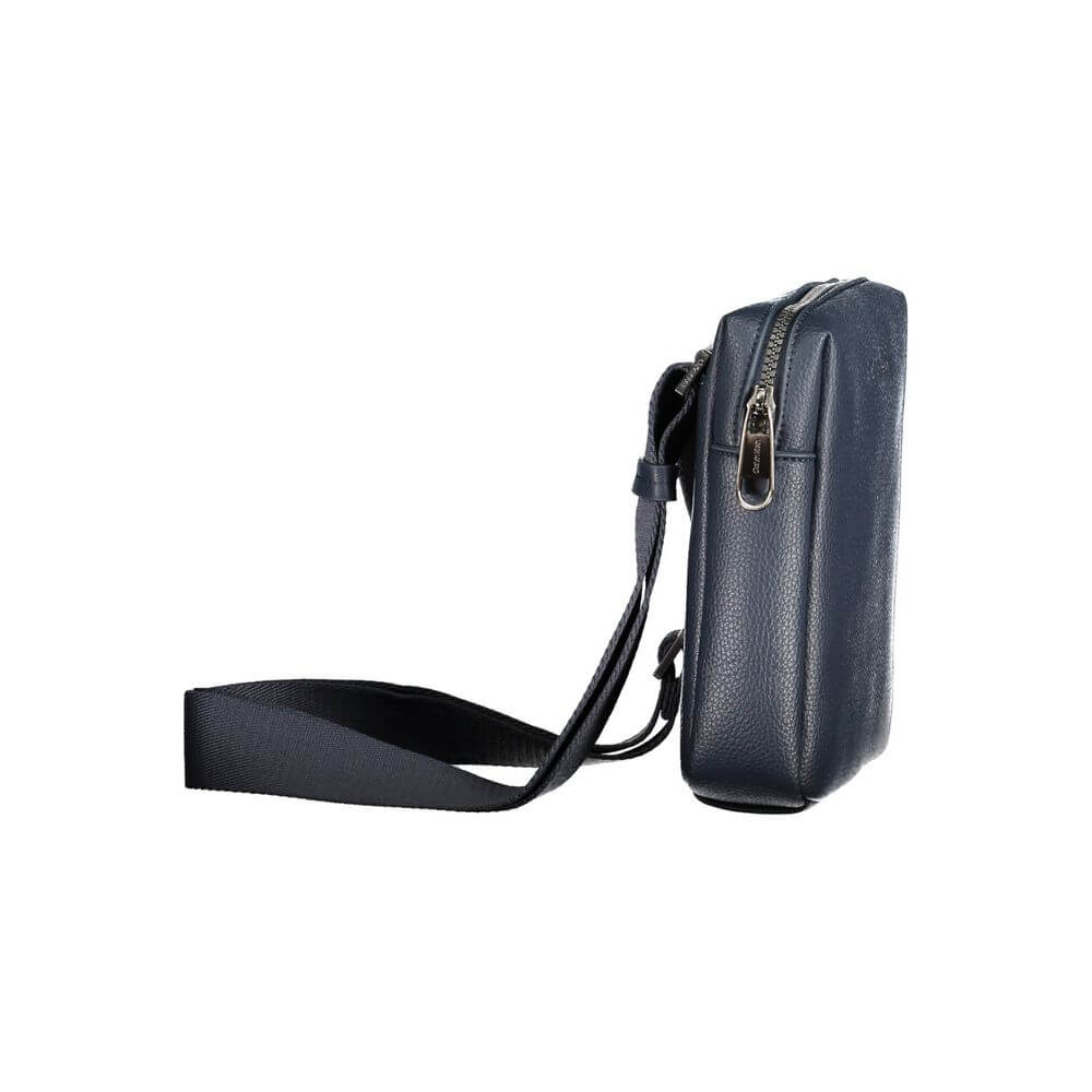 Calvin Klein Blue Polyester Men Shoulder Bag $200.00 Calvin Klein Luzworld