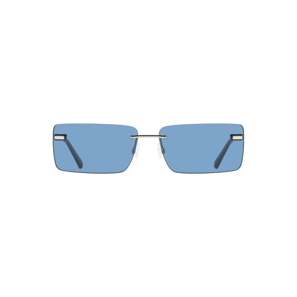 Calvin Klein Blue Metal Women Sunglass $277.00 Calvin Klein Luzworld
