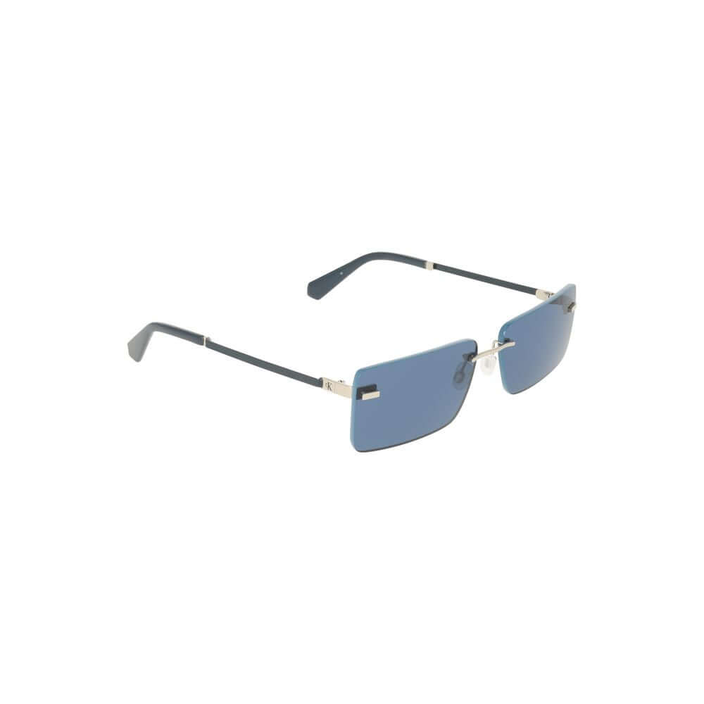 Calvin Klein Blue Metal Women Sunglass $277.00 Calvin Klein Luzworld