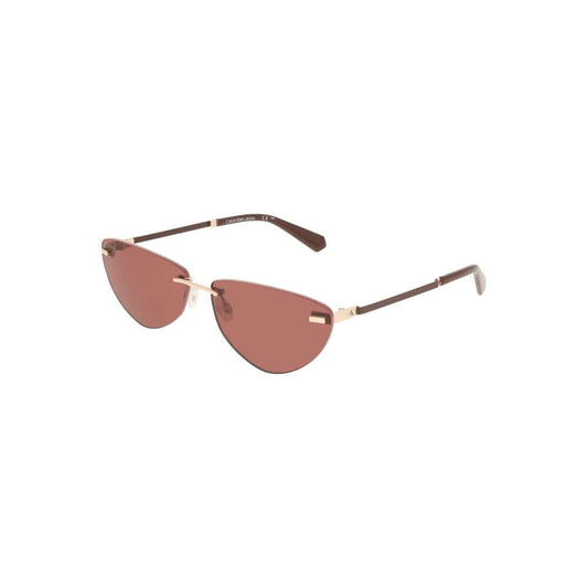 Calvin Klein Pink Metal Women Sunglass $277.00 Calvin Klein Luzworld