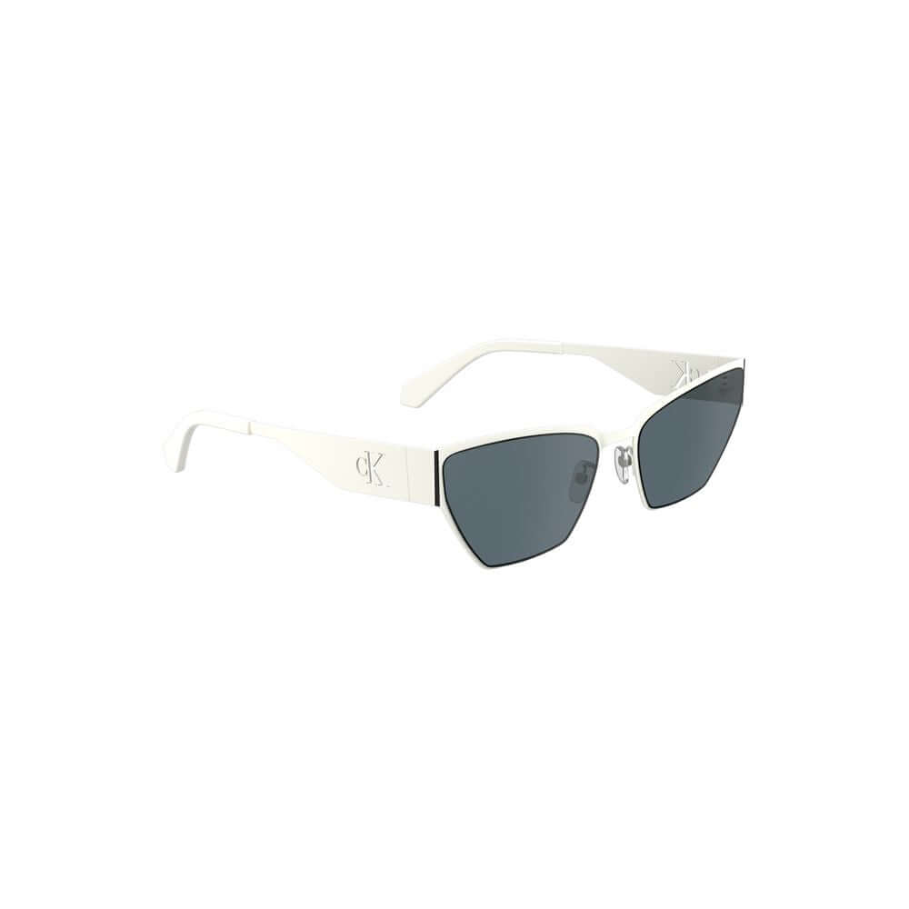Calvin Klein White Metal Women Sunglass $248.00 Calvin Klein Luzworld