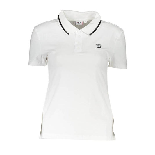 Fila White Cotton Womens Polo Shirt $165.00 Fila Luzworld