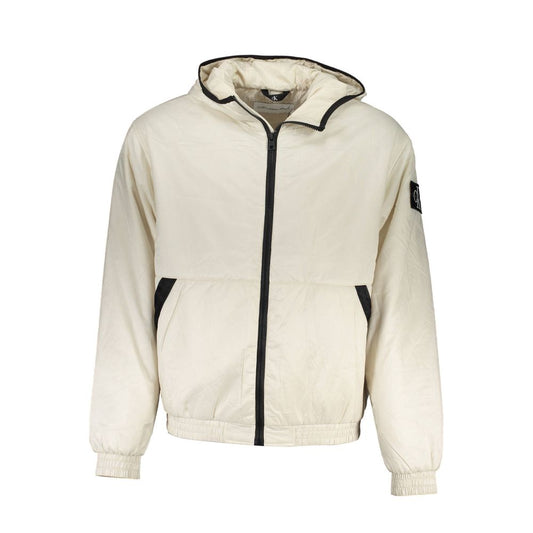 Calvin Klein Beige Polyester Men Jacket $562.00 Calvin Klein Luzworld