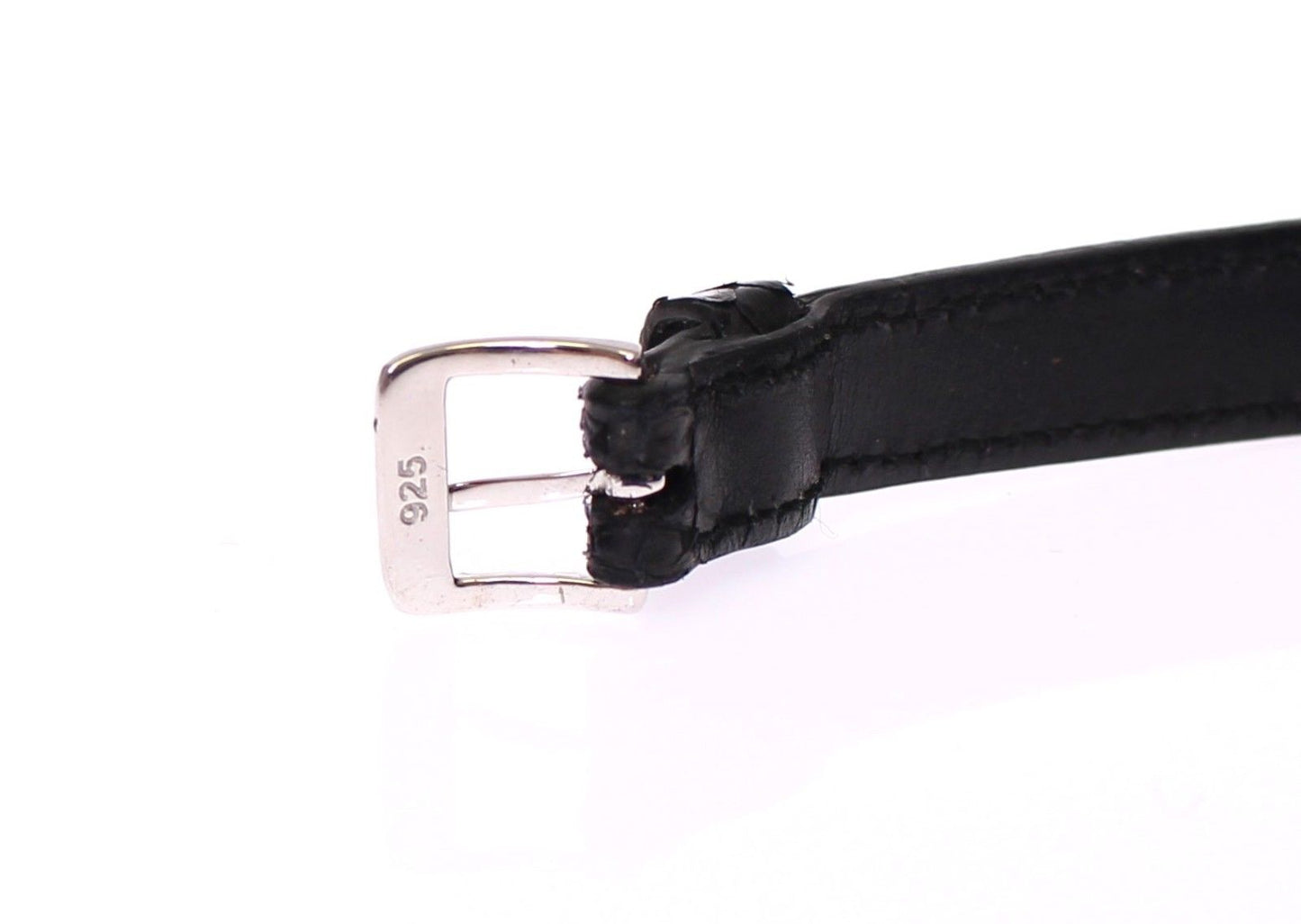 Nialaya Snakeskin CZ LOVE 925 Silver Bracelet $685.00 Nialaya Luzworld