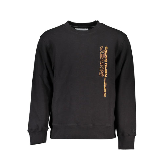 Calvin Klein Black Cotton Men Sweater $202.00 Calvin Klein Luzworld