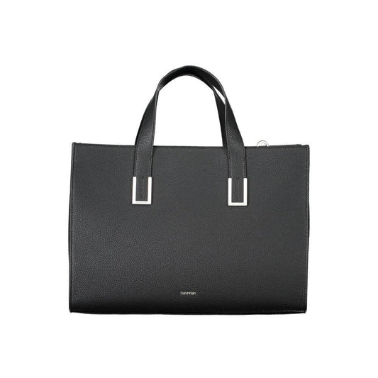 Calvin Klein Black Polyester Women Handbag $569.00 Calvin Klein Luzworld