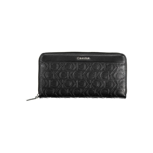 Calvin Klein Black Polyethylene Women Wallet $200.00 Calvin Klein Luzworld