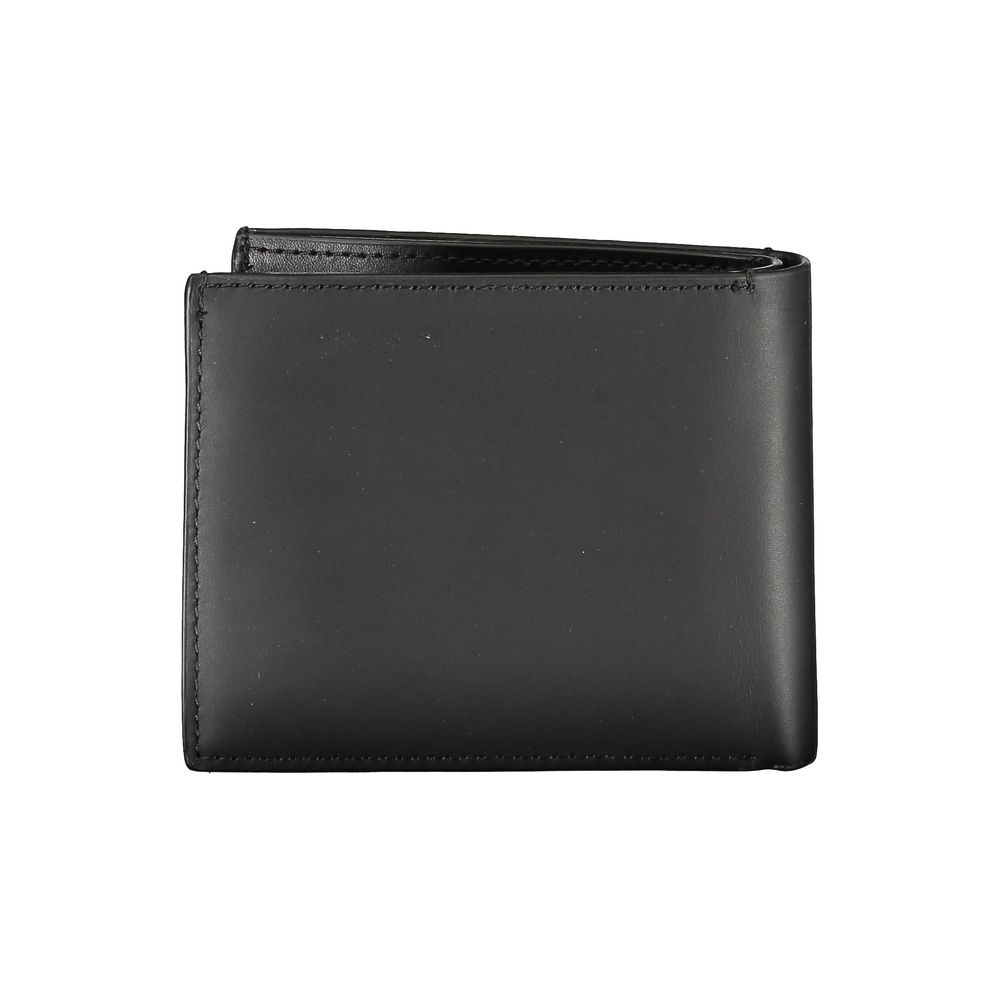 Calvin Klein Black Leather RFID Wallet with Coin Purse $200.00 Calvin Klein Luzworld