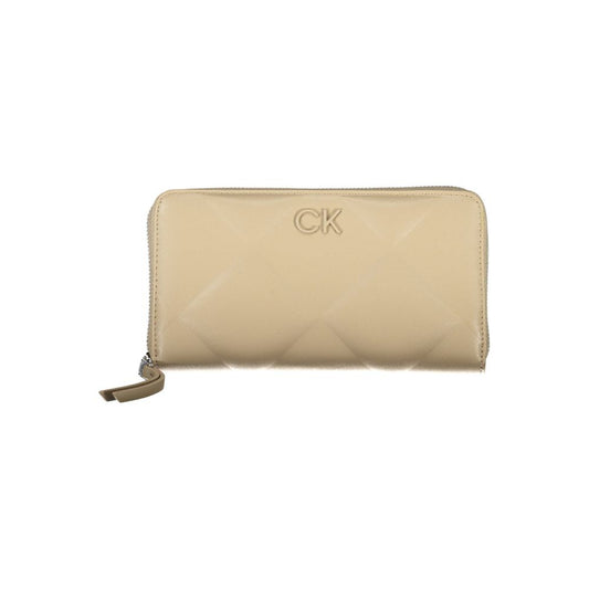 Calvin Klein Elegant Beige Multi-Compartment RFID Wallet $217.00 Calvin Klein Luzworld