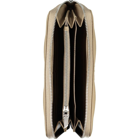 Calvin Klein Elegant Beige Multi-Compartment RFID Wallet $217.00 Calvin Klein Luzworld
