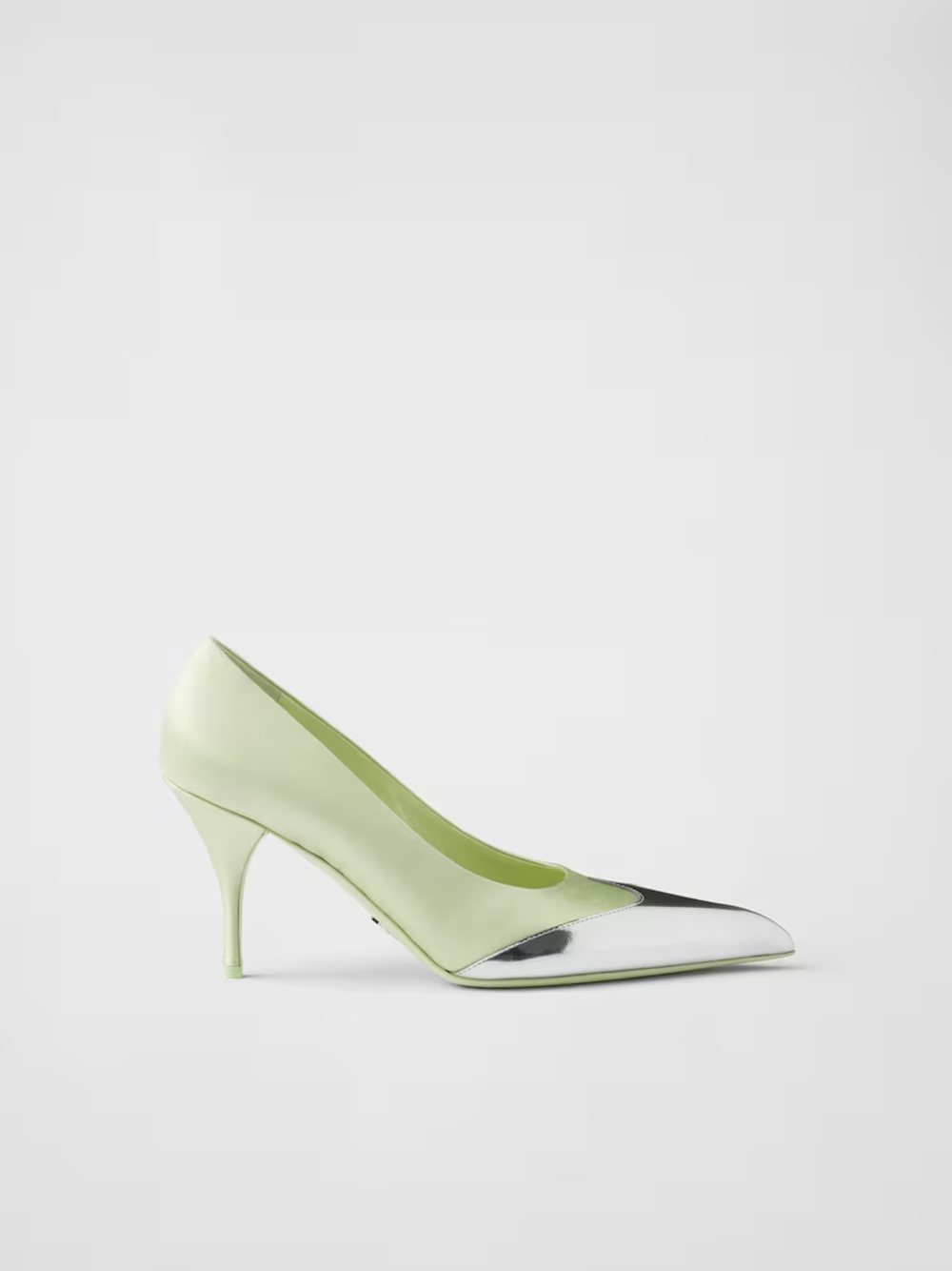 Prada Satin And Metallic Leather Pumps $1775.00 Prada Luzworld