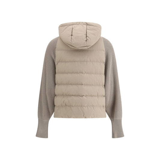 Brunello Cucinelli Wool sleeved Down Jacket