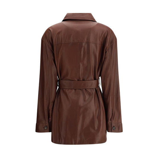 Brunello Cucinelli Saharan leather Jacket