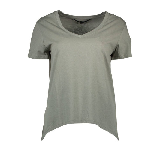 Silvian Heach Green Cotton Women T-Shirt $156.00 Silvian Heach Luzworld