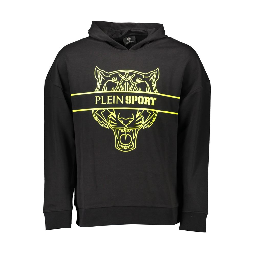 Plein Sport Black Cotton Men Sweater $589.00 Plein Sport Luzworld