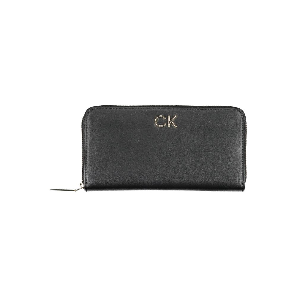 Calvin Klein Black Polyethylene Women Wallet $182.00 Calvin Klein Luzworld