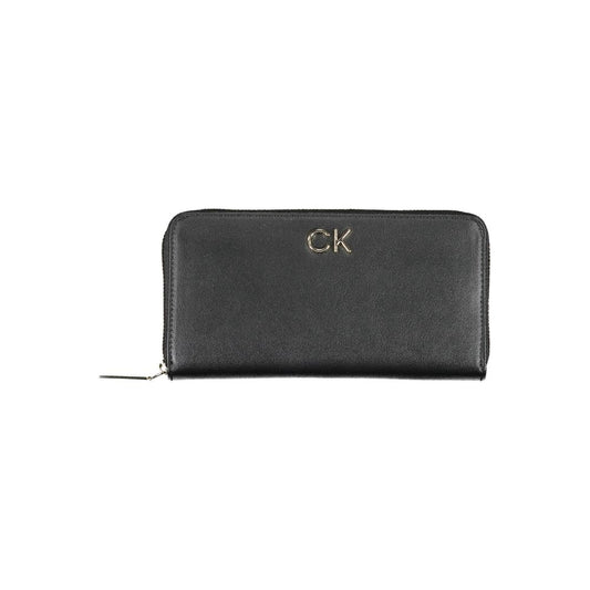Calvin Klein Black Polyethylene Women Wallet $182.00 Calvin Klein Luzworld