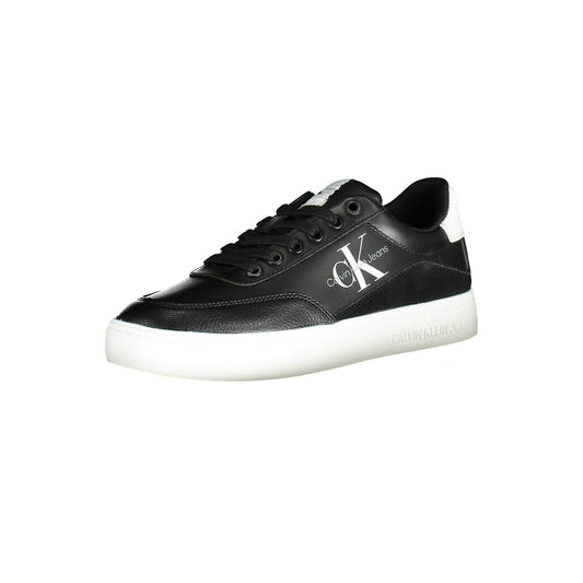 Calvin Klein Black Leather Women Sneaker $256.00 Calvin Klein Luzworld