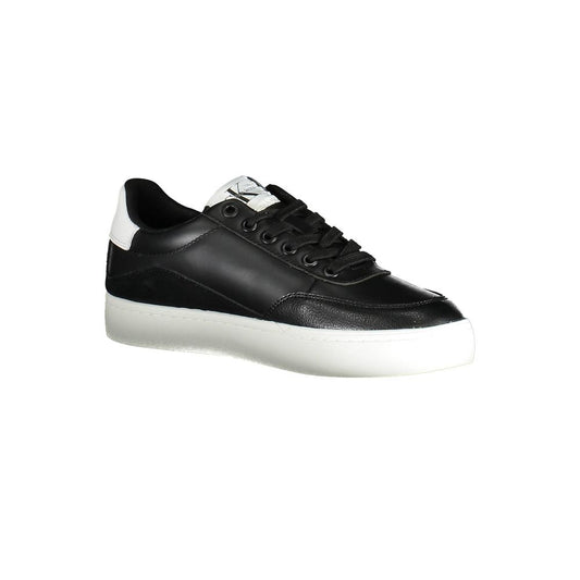 Calvin Klein Black Leather Women Sneaker $256.00 Calvin Klein Luzworld