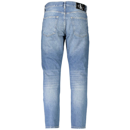 Calvin Klein Blue Cotton Men Jeans $265.00 Calvin Klein Luzworld