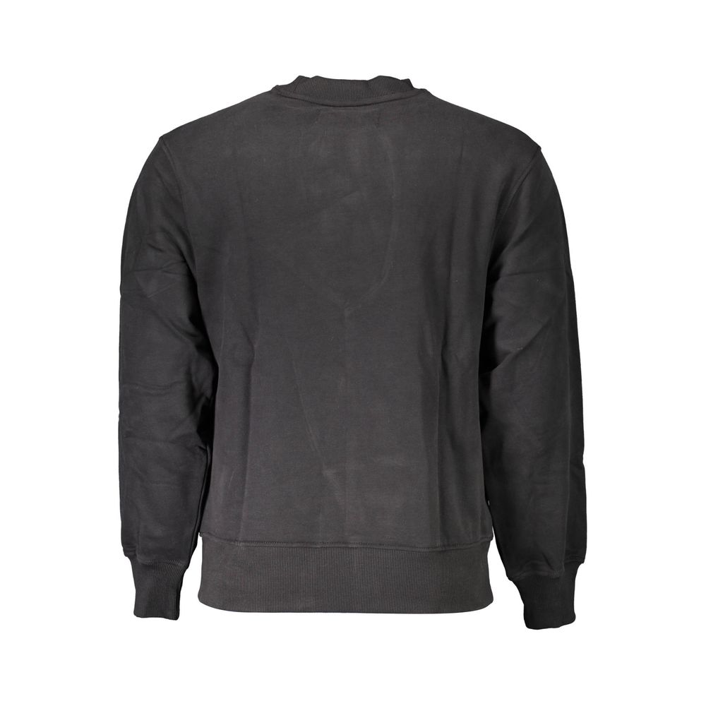 Calvin Klein Black Cotton Men Sweater $218.00 Calvin Klein Luzworld