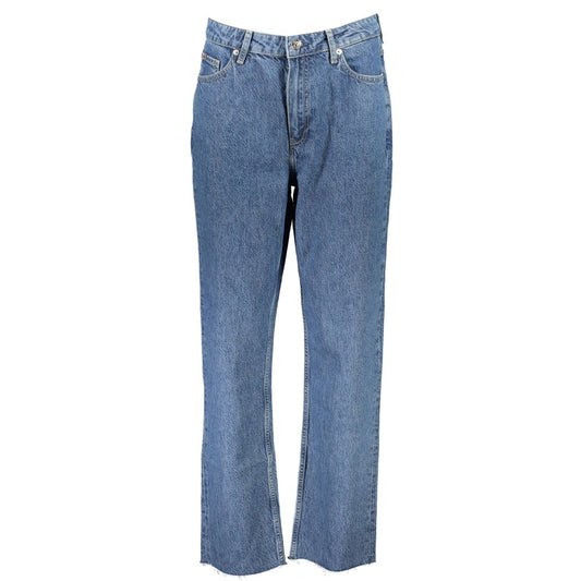 Tommy Hilfiger Blue Cotton Women Jeans $281.00 Tommy Hilfiger Luzworld