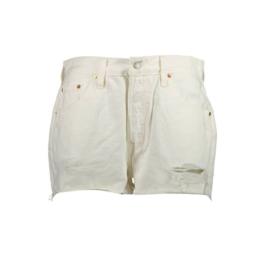 Levi's White Cotton Women's Jean $177.00 Levi's Luzworld