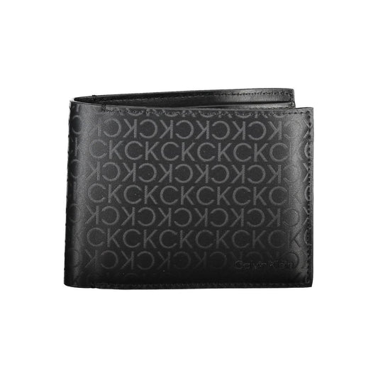 Calvin Klein Black Polyester Men Wallet $217.00 Calvin Klein Luzworld