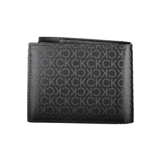 Calvin Klein Black Polyester Men Wallet $217.00 Calvin Klein Luzworld