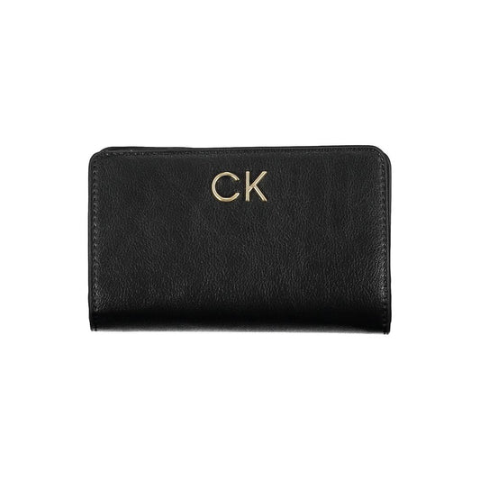 Calvin Klein Black Polyethylene Women Wallet $185.00 Calvin Klein Luzworld