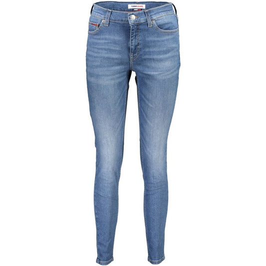 Tommy Hilfiger Blue Cotton Women Skinny Jean $250.00 Tommy Hilfiger Luzworld